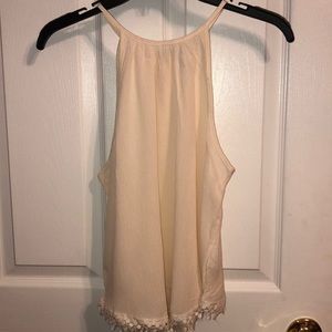 H&M Size 6 Cream Tank Top - New w/tags